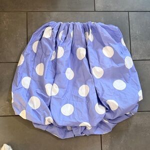 Polka Dot purple and White Women's bubble mini dress